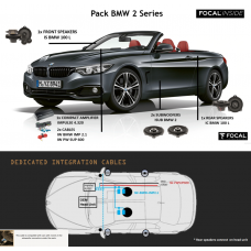 FOCAL INSIDE Speaker Upgrade Pack 6.2 Impulse to Fit BMW 2 SERIES F23 2014 -2021